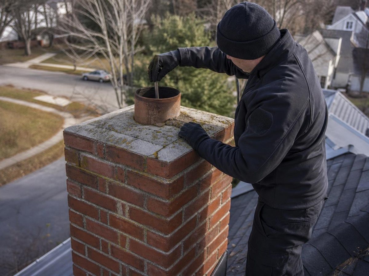 Bluff Trail Chimney Service work in Braintree